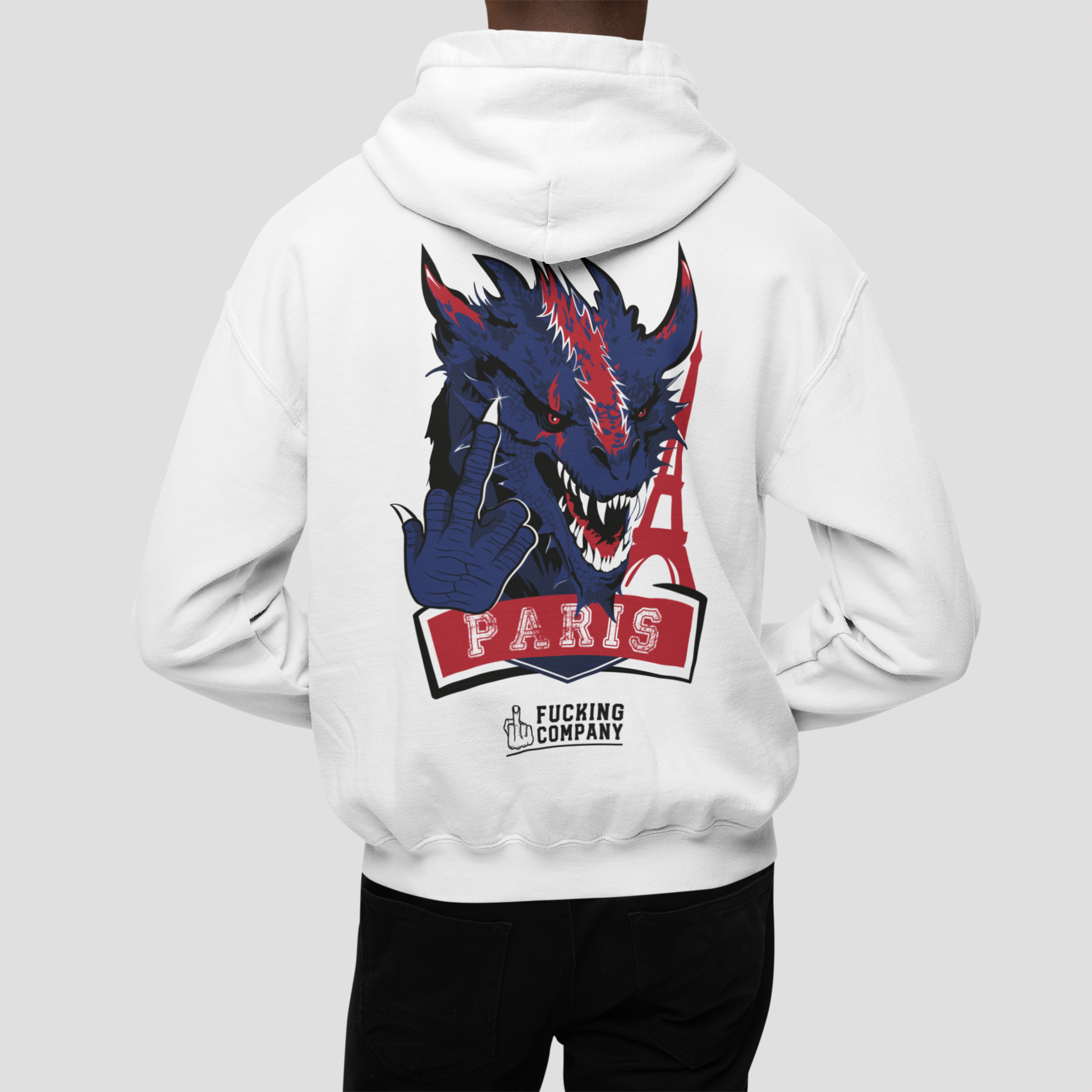 SWEAT SHIRT PARIS - BLANC