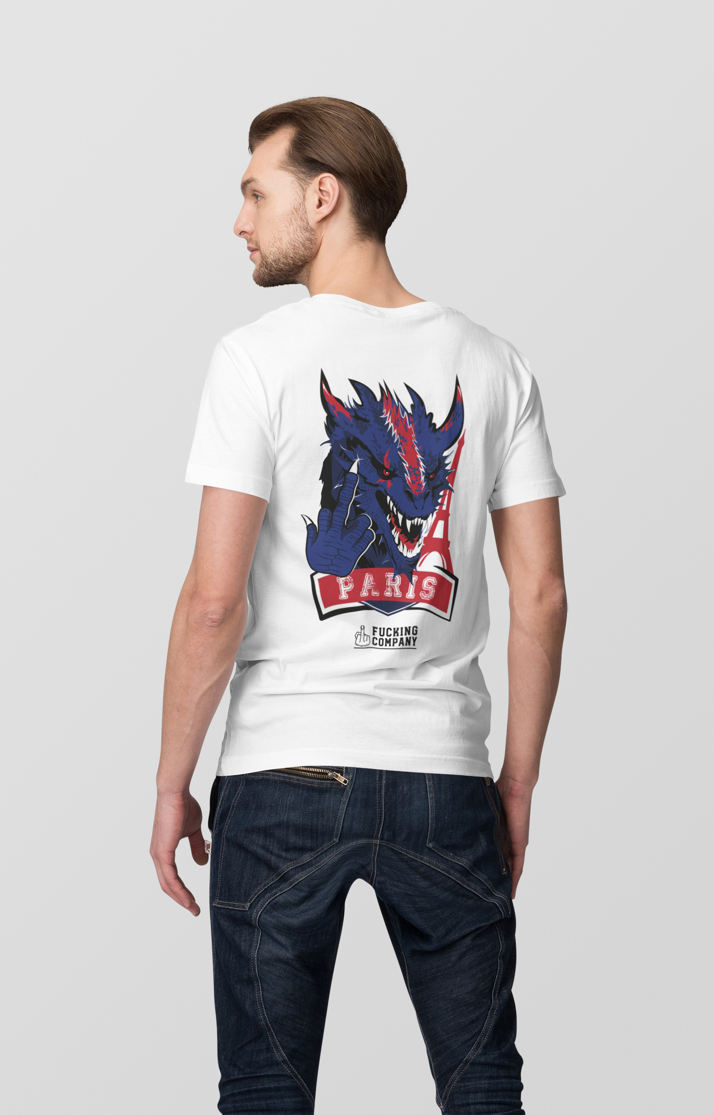 T-SHIRT PARIS - BLANC