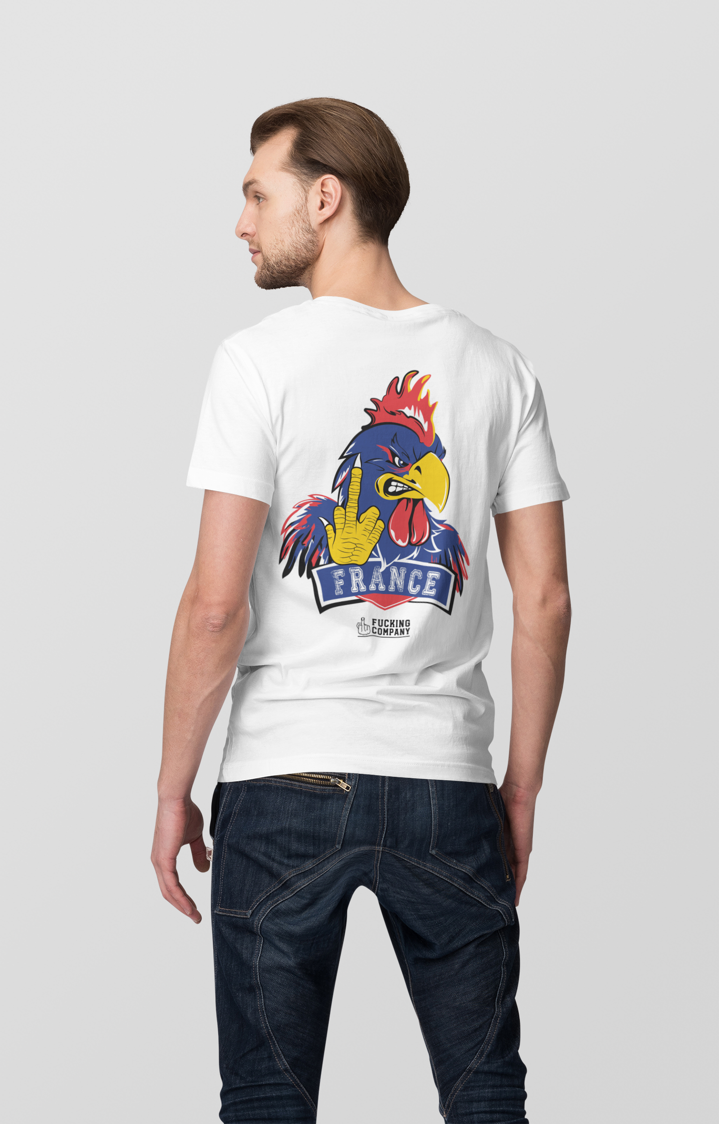 T-SHIRT FRANCE - BLANC