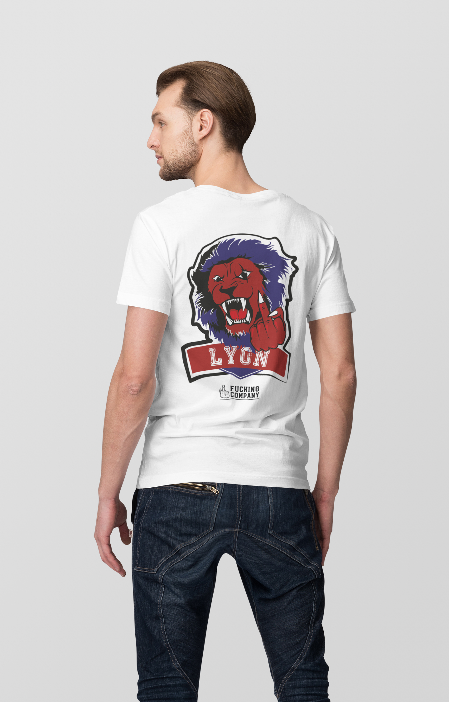 T-SHIRT LYON - BLANC