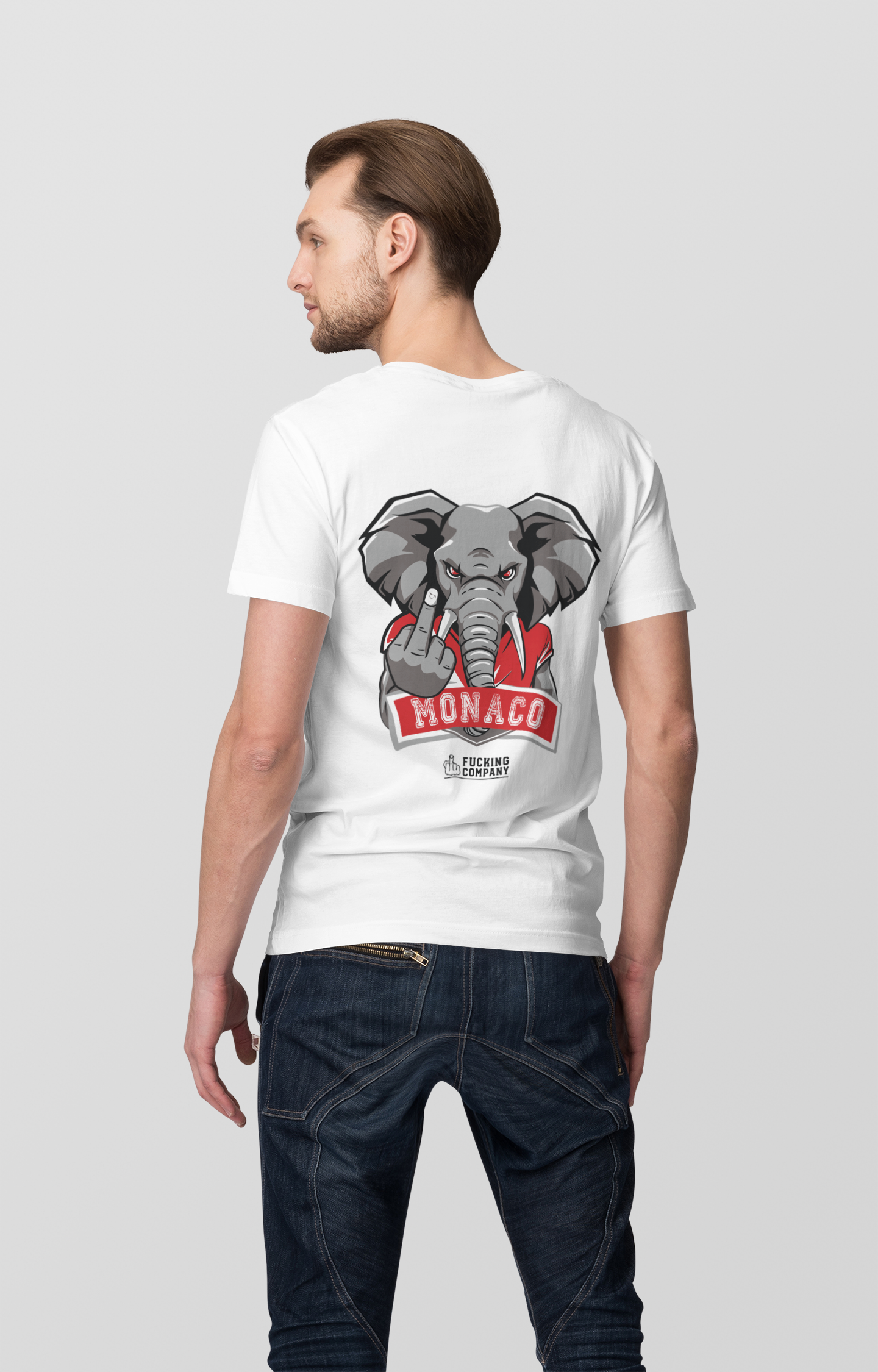 T-SHIRT MONACO - BLANC